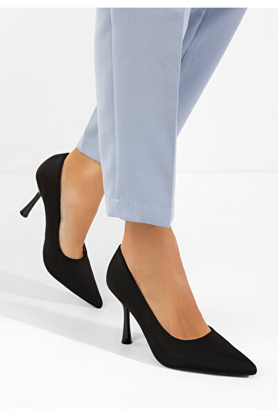 B T Shoes Anuria black stiletto Heeled Shoes