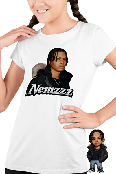 OEM Tricou Copii Fete Nemzzz Rap Hip Hop