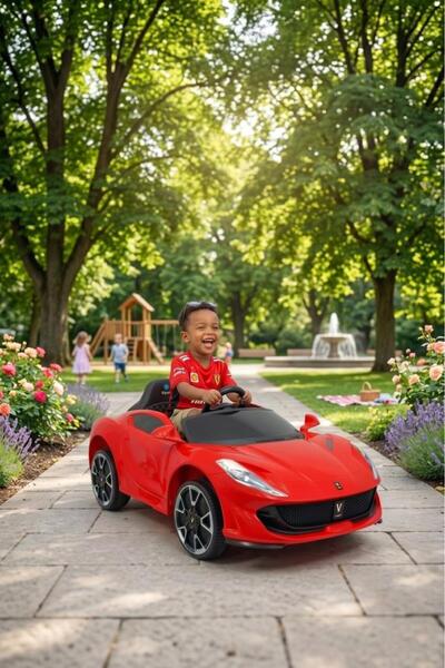 Tıfıl Toys Favori GT 12V Uzaktan Kumandalı Bluethooth Destekli Emniyet Kemerl...