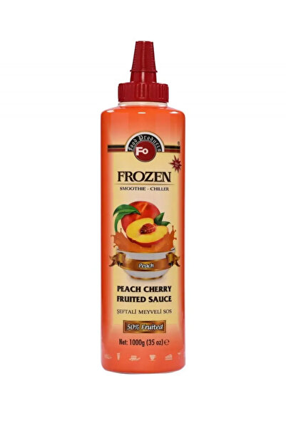 FO Şeftali Meyveli Sos Frozen Meyve Püresi 1 KG