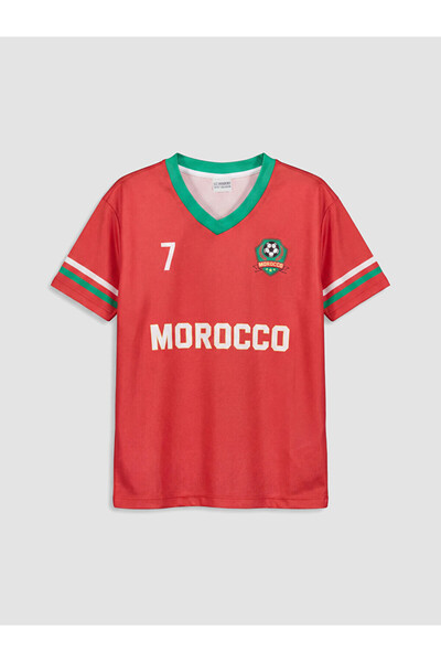 LC Waikiki RMZ GİYİM FARKIYA V Dikim Morocco Μπλουζάκι για κορίτσια με στάμπα