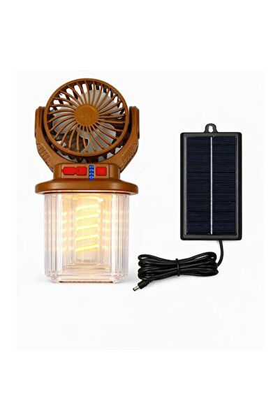 OEM Ventilator Portabil Multifuncțional cu Panou Solar, Lanternă LED Puternic...