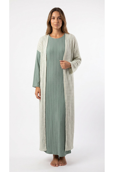 Şeker Portakalım Sleeveless Dress and Double Cap Set
