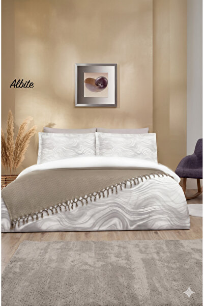 Özdilek Libte Double Pique Duvet Cover Set 7 Pieces
