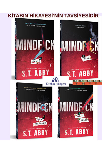 Artemis Yayınları S. T. Abby - Mindfck 1-2-3-4- Risk + Sekte + Kızıl Melek + ...