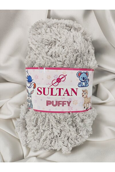 Sultan Puffy Dark Ecru Hand Knitting Yarn 100Gr. 100 Meters. (1 Piece) - Colo...