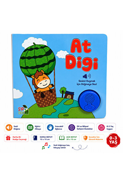 Espri Toys AT DIGI ÇOCUK SESLİ KİTAP EĞİTİCİ HİKAYE KİTABI