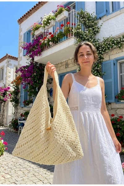 EL YAPIMI Straw bag
