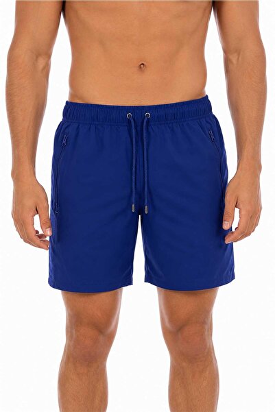 Miami Beach Indigo Long Straight Basic Model Water Repellent Flexible Fabric ...