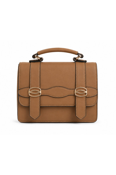 Gernic Elegant Brown Women’s Top Handle Shoulder Handbag