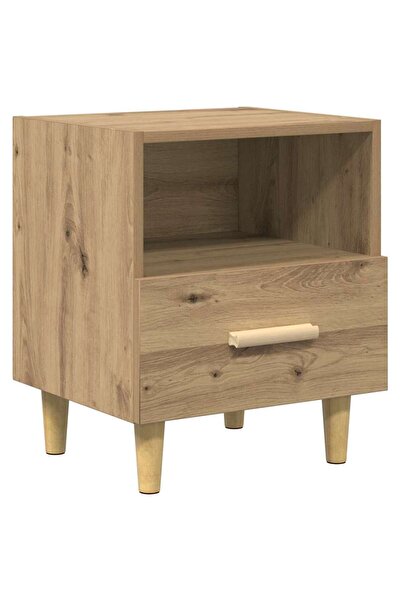 vidaxl Dulap de noapte Stejar Artizanal 40 x 35 x 47 cm Lemn compozit