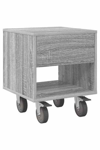 vidaxl Noptieră Gri Sonoma 40,5 x 40 x 48 cm Lemn compozit