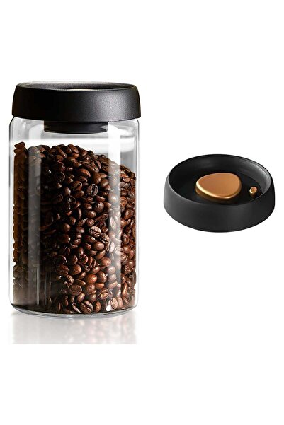 Arabest 1200ml Coffee Vacuum Container,Wide Mouth Mason Jar,Airtight Food Sto...