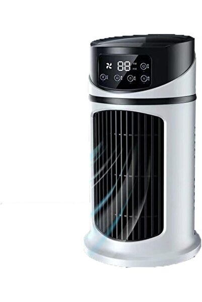 Primo Plus مروحة رذاذ بارد محمولة ذكية RA59 ومبرد هواء صغير مع شاشة LED