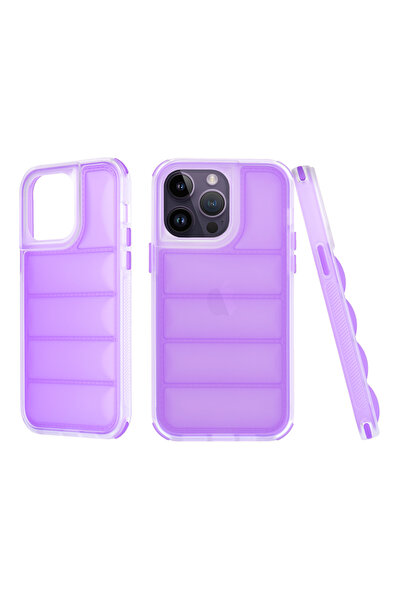 Evolium Θήκη τηλεφώνου για iPhone 14 Pro, Σιλικόνης, Evolium, Μωβ