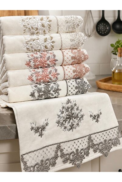 AYHANHOME 6 Li Velvet Luxury French Laced Embroidered Dowry Box 30X50 Kitchen...