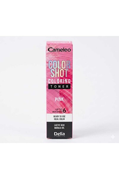 CAMELEO Nuanțator de păr semipermanent Color Shot – Pink (Roz), 6 spălări