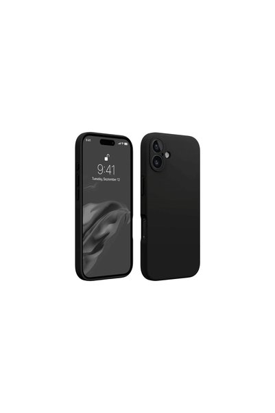 Generic Brand Apple iPhone 16 Plus Compatible Case First Silicone - Black