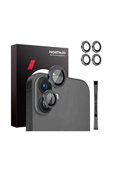 sscase Apple iPhone 16/16 Plus NORTHJO Κρίκοι Προστασίας για Κάμερα - Lens Pr...