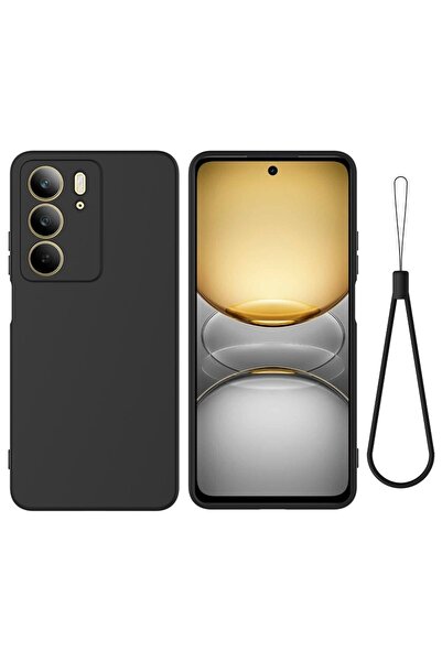 sscase Solid Color Θήκη Σιλικόνης Black (Realme C75 4G)
