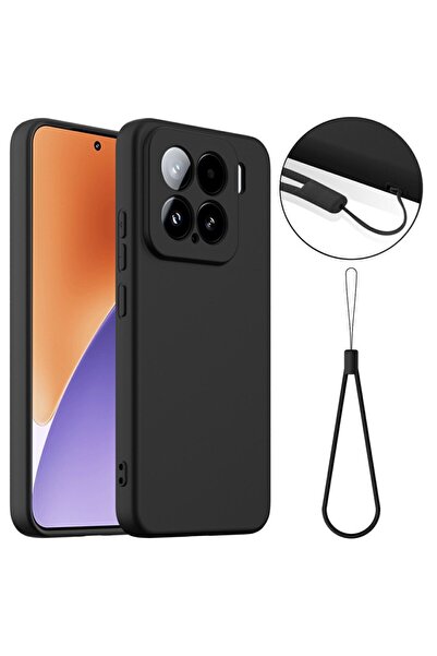 sscase MagSafe Solid Color Θήκη Σιλικόνης Black (Xiaomi 15 5G)