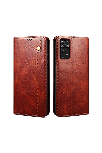 sscase Texture Leather Θήκη Βιβλίο Brown (Xiaomi Redmi Note 11/Note 11s)