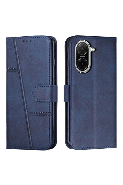sscase Stitching Θήκη Πορτοφόλι Blue (Xiaomi Redmi A5 4G/Poco C71 4G)