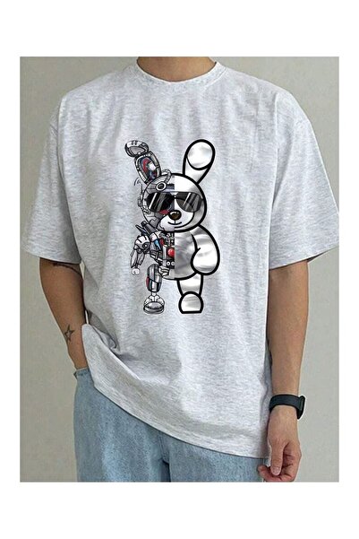 bellanova Unisex Oversize T-shirt με στάμπα Streetwear Άνετη εφαρμογή Daily P...