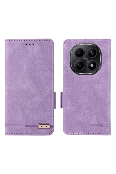 sscase Magnetic Clasp Θήκη Πορτοφόλι Purple (Xiaomi Redmi Note 15 4G)