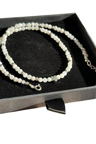 Kareline Moonstone and star necklace