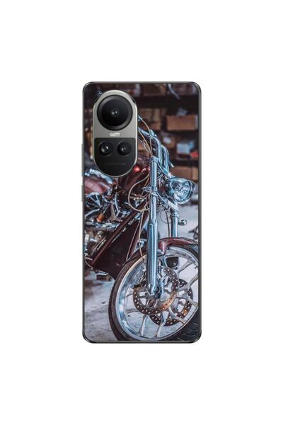 OEM Husa compatibila cu Oppo Reno10 5G Silicon Gel Tpu Model Harley Garage