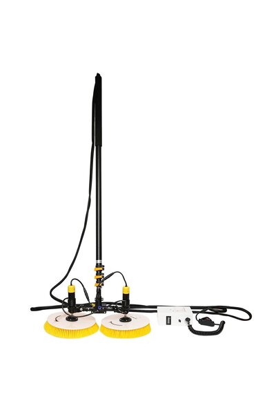 Smart Heater & Cooler Perie de curățare panouri solare cu două fețe, motor pe...