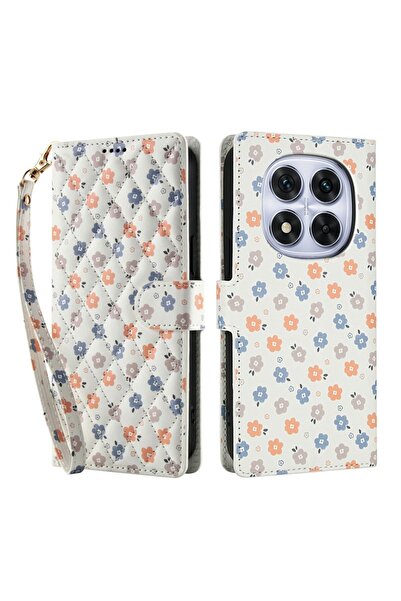 sscase Puff Floral Θήκη Πορτοφόλι Light Blue Flowers (Xiaomi Redmi Note 15 Pr...