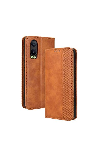 sscase Retro Θήκη Βιβλίο Brown (OnePlus Nord CE 4 Lite 5G)
