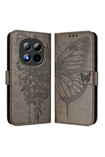 sscase Butterfly and Flowers Θήκη Πορτοφόλι Brown (Xiaomi Redmi Note 15 Pro P...