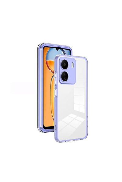 sscase Color Frame Διάφανη Θήκη Σιλικόνης Purple (Xiaomi Redmi 13C/Poco C65)