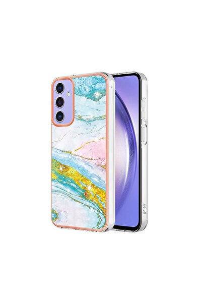sscase Electroplating Marble Σκληρή Θήκη Green Gold (Samsung Galaxy A16 4G / 5G)