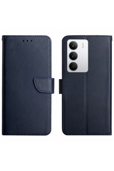 sscase Δερμάτινη Θήκη Πορτοφόλι Blue (Realme C71 4G)