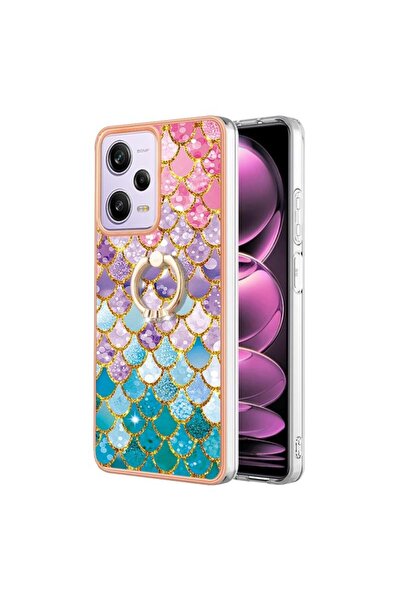 sscase Electroplating Σκληρή Θήκη με Δαχτυλίδι Colorful Scales (Xiaomi Redmi ...