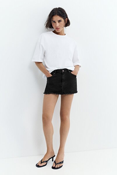 Pull & Bear Denim şort etek