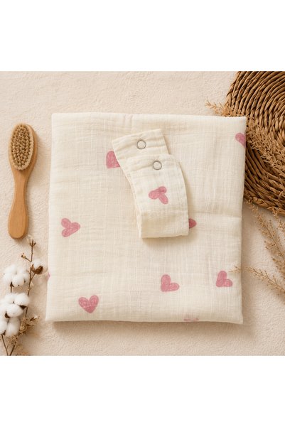 LUMY KIDS Muslin Newborn Patterned Stroller Cover 100% Cotton Breathable Fabric