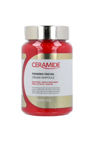 Farmstay Cremă facială hidratantă cu ceramide pentru fermitate, tip ampulă, 2...