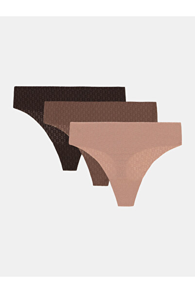 Under Armour Tanga de damă UA Pure Stretch Mesh THONG - pachet de 3