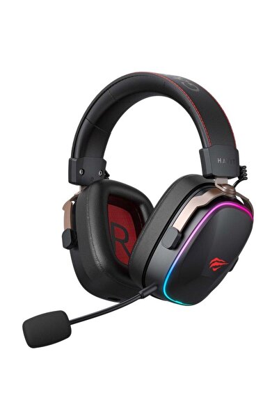 Havit Căști de gaming H2039BG, cu fir, wireless 2.4GHz, Bluetooth, negru