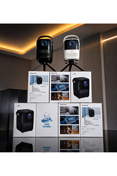 Bahzer ticaret VisionBeam 5G Akıllı Mini Projektör