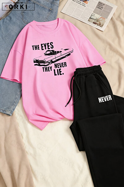 EFFRENATU Unisex Oversize Printed T-Shirt & Wide-Leg Sweatpants Set – Relaxed...
