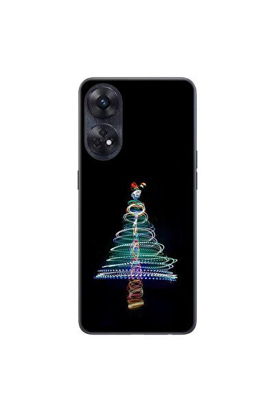 OEM Husa compatibila cu Oppo Reno8 T 4G Silicon Gel Tpu Model Craciun Brad Neon