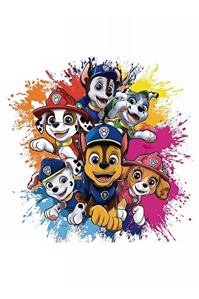 telaşe memuru PAW PATROL قابلة للأكل كعكة توستر - PAW PATROL كعكة رسمية ورقية...