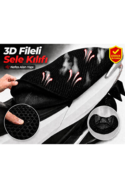 Vi Caro Rks K-Light 202 Motorcycle Saddle Cover 3D Mesh Saddle Cover Breathab...