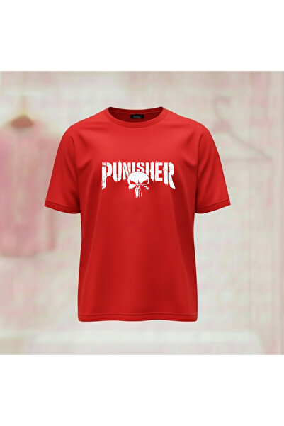 Vordevia Punisher majica sa širokim izrezom i širokim krojem, unisex